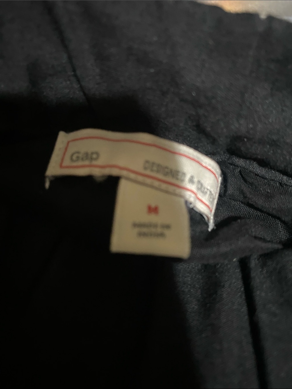 GAP Black Midi Skirt with Eyelet Hem - Picture 2 of 2